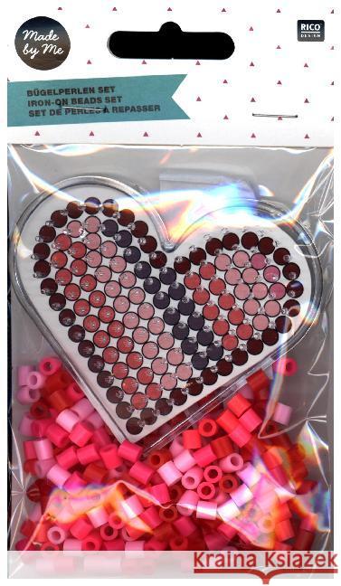Bügelperlen-Set, Herz  4051271132460 RICO-Design tap - książka