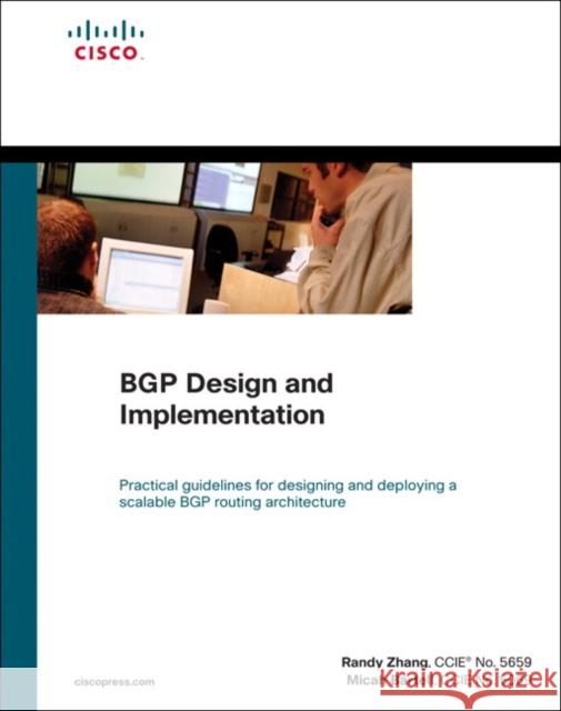Bgp Design and Implementation Zhang, Randy 9781587144707  - książka