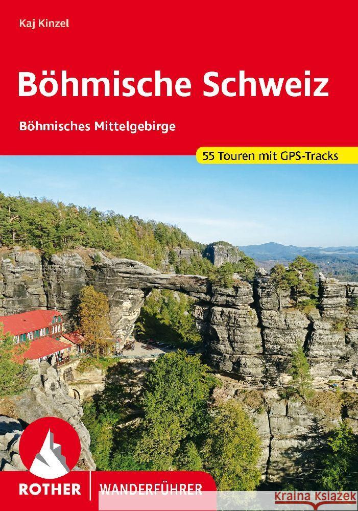 Böhmische Schweiz Kinzel, Kaj 9783763346899 Bergverlag Rother - książka