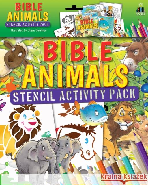 Bible Animals Stencil Activity Pack [With Cards and Pens/Pencils] Dowley, Tim 9781781283158 SPCK Publishing - książka