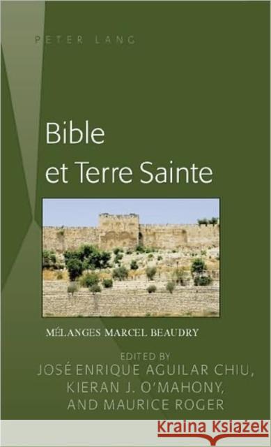 Bible Et Terre Sainte: Mélanges Marcel Beaudry Aguilar Chiu, José Enrique 9780820497204 Peter Lang Publishing Inc - książka