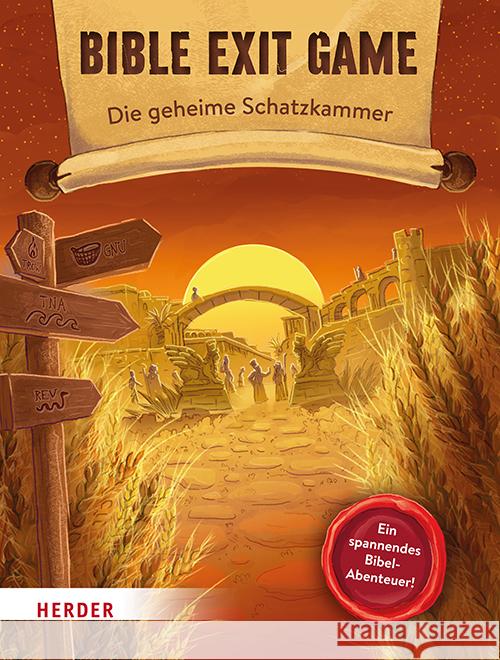 BIBLE EXIT GAME Die geheime Schatzkammer Kunz, Daniel, Stegerer, Lisa 9783451717475 Herder, Freiburg - książka