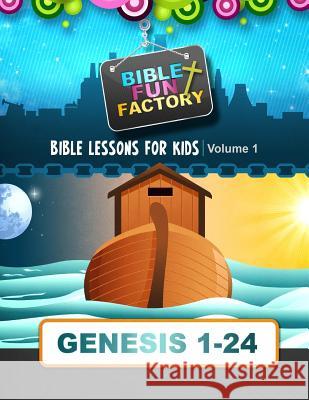 Bible Lessons for Kids: Genesis 1-24 Mary Kate Warner 9781511870696 Createspace - książka