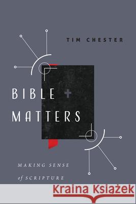 Bible Matters: Making Sense of Scripture Tim Chester 9780830845316 IVP Books - książka