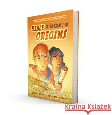 Bible Origins (New Testament + Graphic Novel Origin Stories), Hardcover, Orange  9780310463481 Zondervan - książka