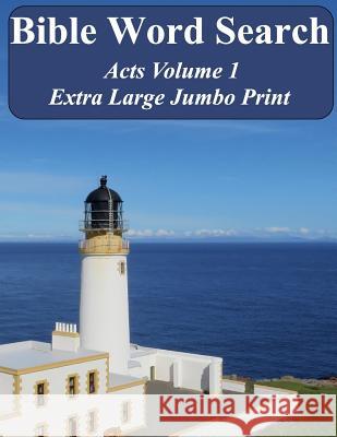 Bible Word Search Acts Volume 1: King James Version Extra Large Jumbo Print T. W. Pope 9781540619037 Createspace Independent Publishing Platform - książka