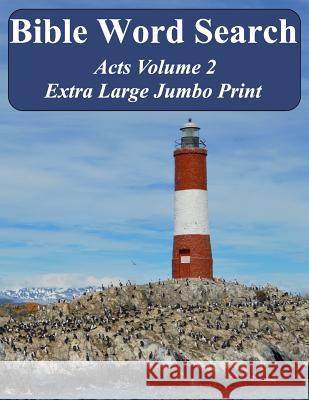 Bible Word Search Acts Volume 2: King James Version Extra Large Jumbo Print T. W. Pope 9781540619211 Createspace Independent Publishing Platform - książka