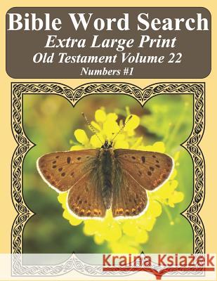 Bible Word Search Extra Large Print Old Testament Volume 22: Numbers #1 T. W. Pope 9781791342388 Independently Published - książka