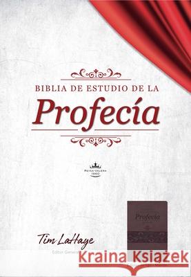 Biblia de Estudio de la Profeca: Marrn Con ndice Tim LaHaye 9781941538128 Portavoz - książka