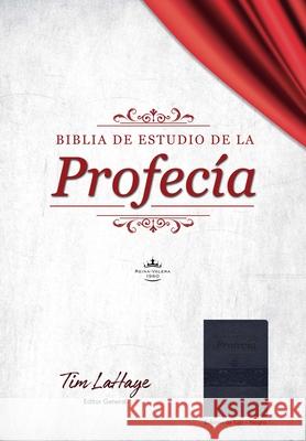 Biblia de Estudio de la Profecía: Negro Con Índice LaHaye, Tim 9781941538111 Portavoz - książka