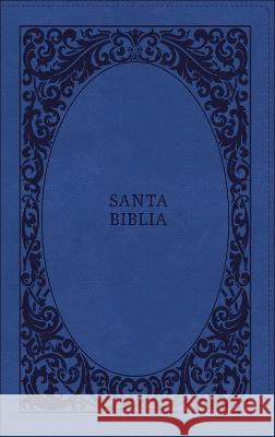 Biblia Reina-Valera 1960, Tierra Santa, Ultrafina Letra Grande, Leathersoft, Azul, Con Cierre Vida                                     Rvr 1960- Reina Valera 1960 9780829772173 Vida Publishers - książka