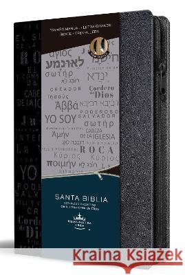 Biblia RVR 1960 Nombres de Dios letra grande tamaño manual con índice y cremalle ra color negro / Spanish Bible RVR60 Handy Size Black Names of God Index Zipp Reina Valera Revisada 1960 9781644736708 Penguin Random House Grupo Editorial (USA) LL - książka