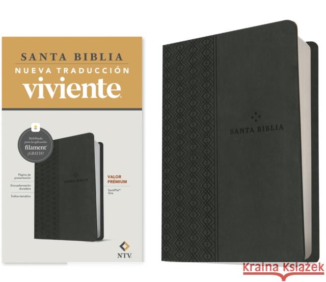 Biblia Valor Pr?mium Ntv Con Filament (Sentipiel, Gris) Tyndale 9781496488954 Tyndale House Publishers - książka