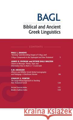 Biblical and Ancient Greek Linguistics, Volume 3 Stanley E Porter (McMaster Divinity College Canada), Matthew Brook O'Donnell 9781498234757 Pickwick Publications - książka