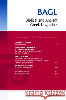 Biblical and Ancient Greek Linguistics, Volume 5 Stanley E. Porter Matthew Brook O'Donnell 9781532611865 Pickwick Publications - książka