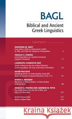 Biblical and Ancient Greek Linguistics, Volume 6 Stanley E. Porter Matthew Brook O'Donnell 9781532642661 Pickwick Publications - książka