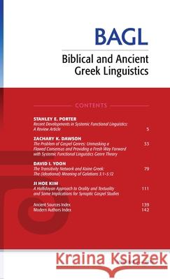 Biblical and Ancient Greek Linguistics, Volume 8 Stanley E. Porter Matthew Brook O'Donnell 9781725256521 Pickwick Publications - książka