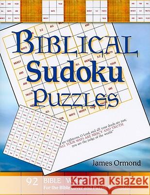Biblical Sudoku Puzzles James Ormond 9780809146659 Paulist Press International,U.S. - książka