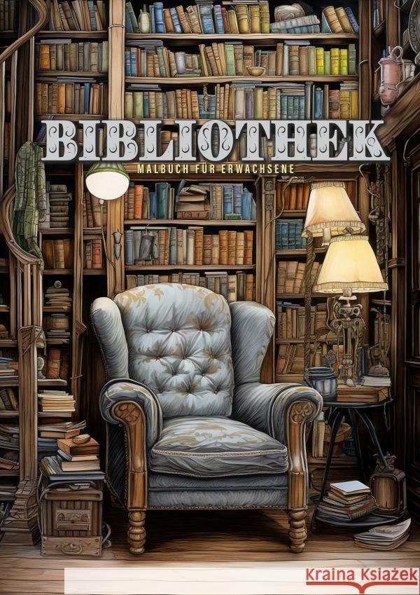 Bibliothek Malbuch für Erwachsene Publishing, Monsoon, Grafik, Musterstück 9783758424502 epubli - książka