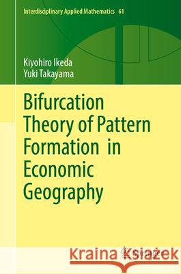 Bifurcation Theory of Pattern Formation in Economic Geography Kiyohiro Ikeda Yuki Takayama 9783031716850 Springer - książka