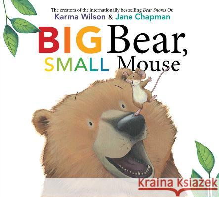 Big Bear, Small Mouse Karma Wilson Jane Chapman 9781481459716 Margaret K. McElderry Books - książka