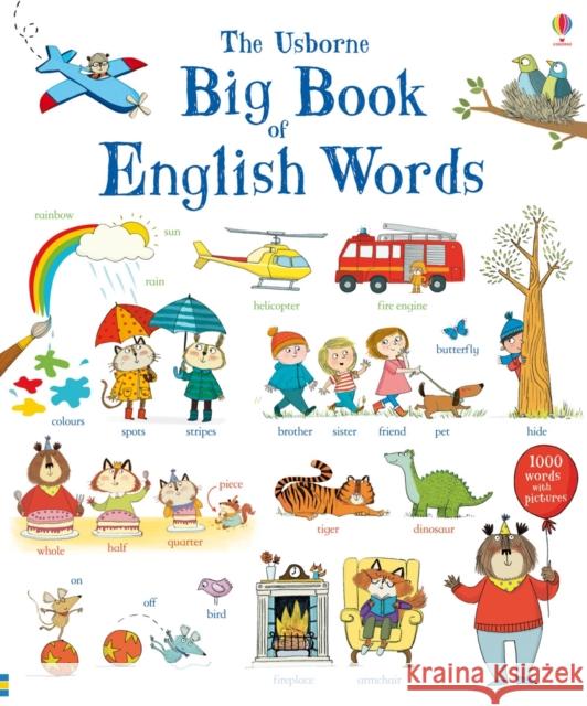 Big Book of English Words Mairi Mackinnon 9781409551652 Usborne Publishing Ltd - książka