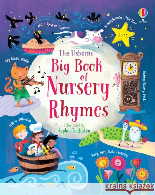 Big Book of Nursery Rhymes Felicity Brooks 9781474968324 Usborne Publishing - książka