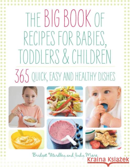 Big Book of Recipes for Babies, Toddlers & Children: 365 Quick, Easy and Healthy Dishes Judy More 9781844830367 Watkins Media Limited - książka