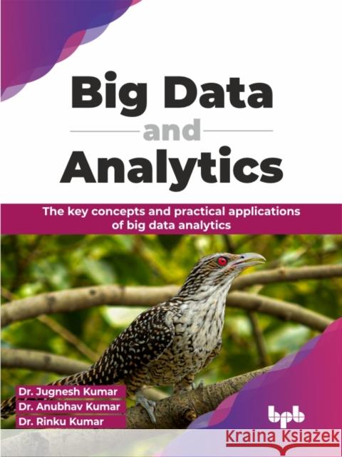 Big Data and Analytics: The key concepts and practical applications of big data analytics Rinku Kumar 9789355516176 BPB Publications - książka