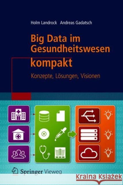 Big Data Im Gesundheitswesen Kompakt: Konzepte, Lösungen, Visionen Landrock, Holm 9783658210953 Springer Vieweg - książka