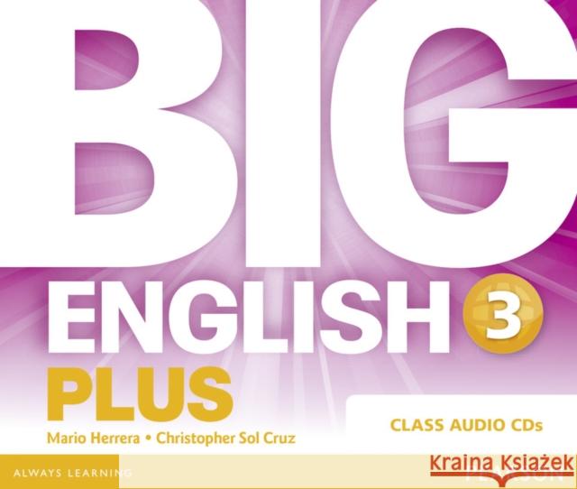 Big English Plus American Edition 3 Class CD, Audio-CD Herrera, Mario, Sol Cruz, Christopher 9781447989349 Pearson Longman - książka
