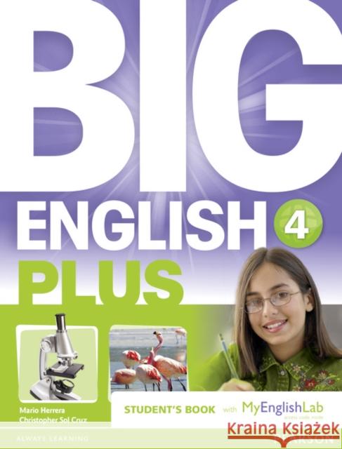 Big English Plus American Edition 4 Students' Book with MyEnglishLab Access Code Pack New Edition, m. 1 Beilage, m. 1 Online-Zugang Herrera, Mario, Sol Cruz, Christopher 9781292271736 Pearson Longman - książka