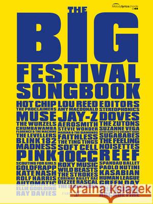 Big Festival Songbook (Melody, Lyrics, Chords)  9780571534982  - książka