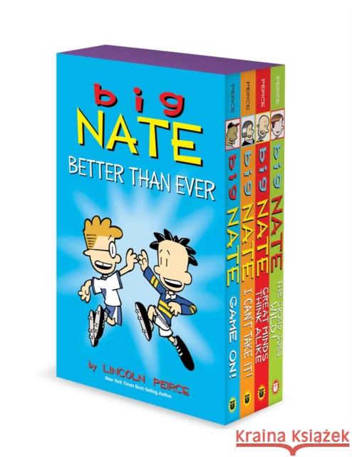 Big Nate Better Than Ever: Big Nate Box Set Volume 6-9 Lincoln Peirce 9781524855123 Andrews McMeel Publishing - książka