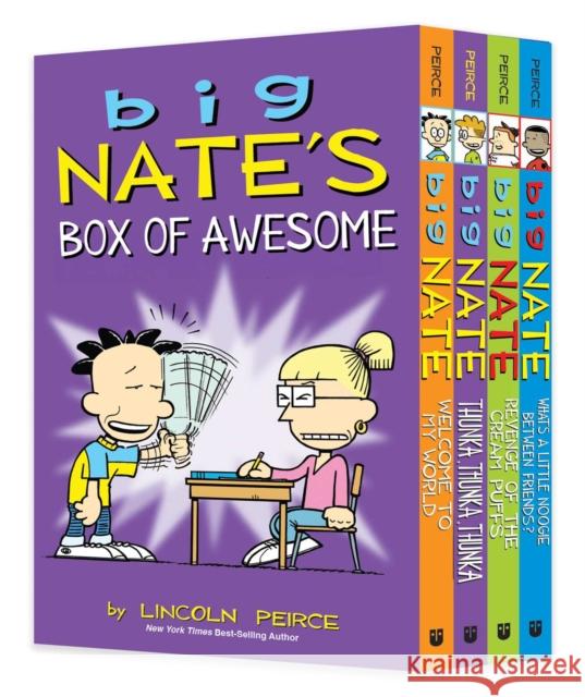 Big Nate's Box of Awesome: Volume 13-16 Lincoln Peirce 9798881605919 Andrews McMeel Publishing - książka