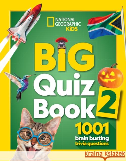 Big Quiz Book 2: 1001 Brain Busting Trivia Questions National Geographic Kids 9780008619275 HarperCollins Publishers - książka