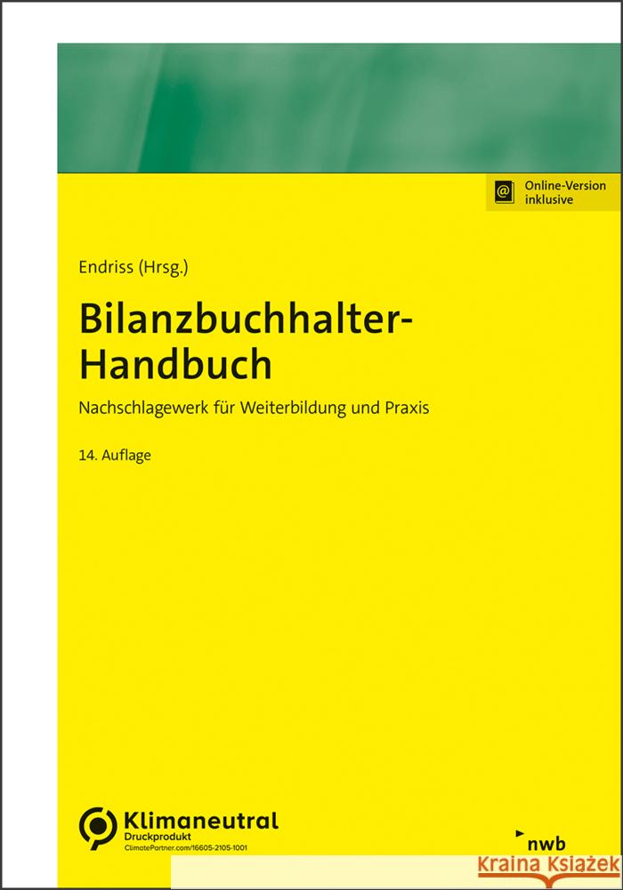 Bilanzbuchhalter-Handbuch  9783482667848 NWB Verlag - książka