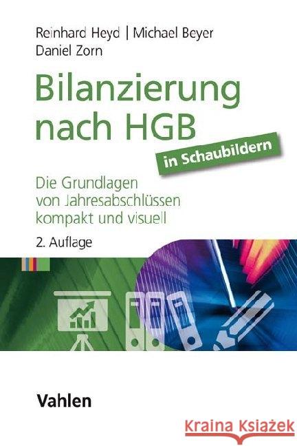 Bilanzierung nach HGB in Schaubildern : Die Grundlagen von Jahresabschlüssen kompakt und visuell Heyd, Reinhard; Beyer, Michael; Zorn, Daniel 9783800658657 Vahlen - książka