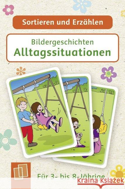 Bildergeschichten - Alltagssituationen : Für 3- bis 8-Jährige  9783834636072 Verlag an der Ruhr - książka