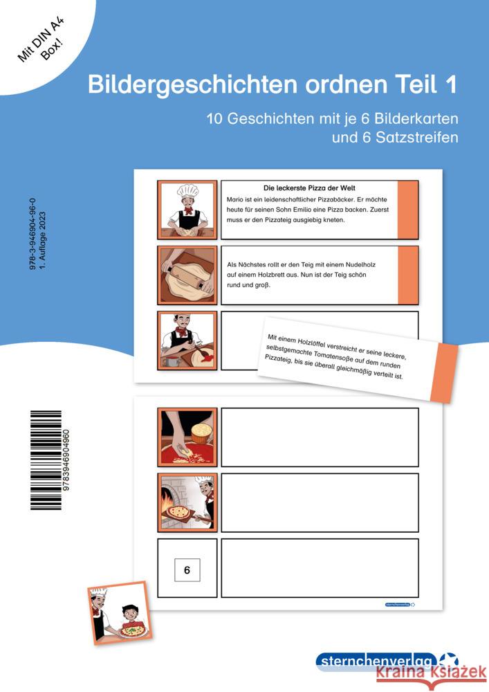 Bildergeschichten ordnen - Teil 1 Schülerarbeitsmaterial für die 2. bis 3. Klasse sternchenverlag GmbH, Langhans, Katrin 9783946904960 Sternchenverlag - książka