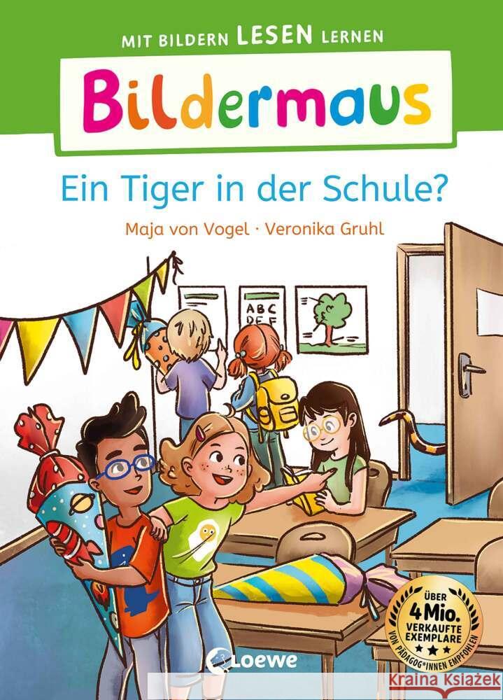 Bildermaus - Ein Tiger in der Schule? Vogel, Maja von 9783743216174 Loewe - książka