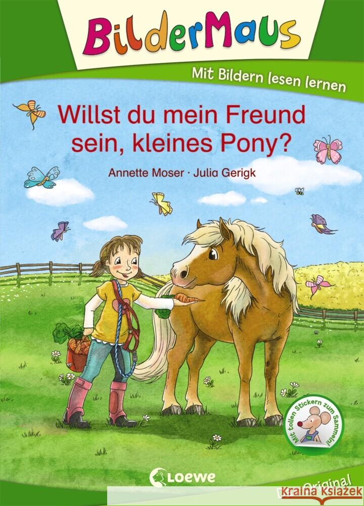Bildermaus - Willst du mein Freund sein, kleines Pony? Moser, Annette 9783743207592 Loewe - książka