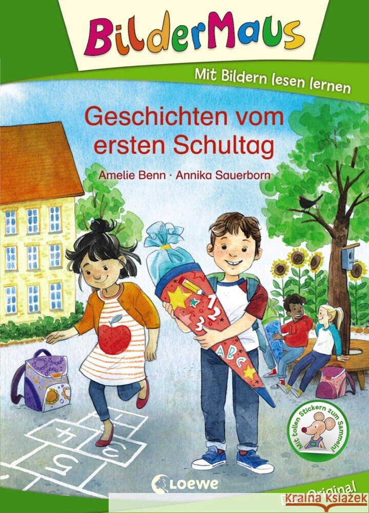 Bildermaus - Geschichten vom ersten Schultag Benn, Amelie 9783743207608 Loewe - książka