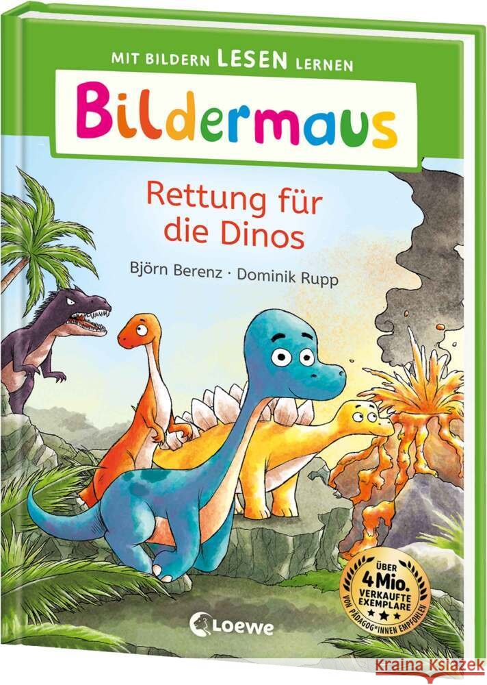 Bildermaus - Rettung für die Dinos Berenz, Björn 9783743220812 Loewe - książka