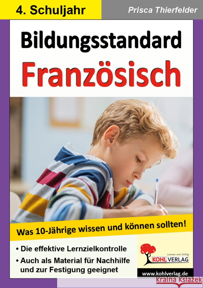 Bildungsstandard Französisch Thierfelder, Prisca 9783985580484 KOHL VERLAG Der Verlag mit dem Baum - książka