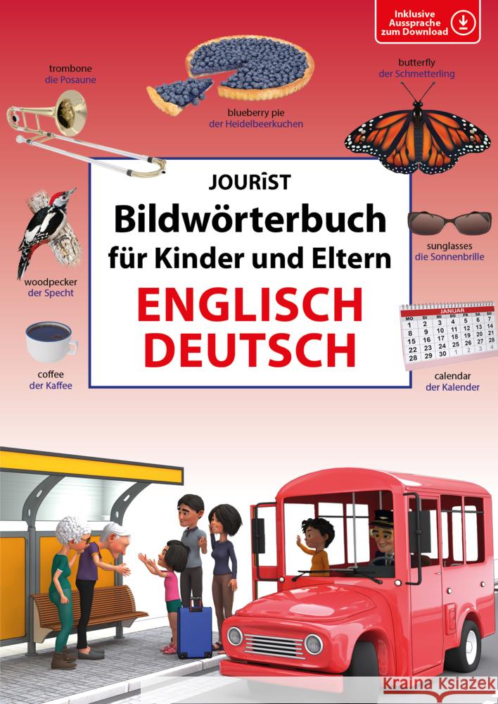 Bildwörterbuch für Kinder und Eltern Englisch-Deutsch  9783898947701 Jourist - książka