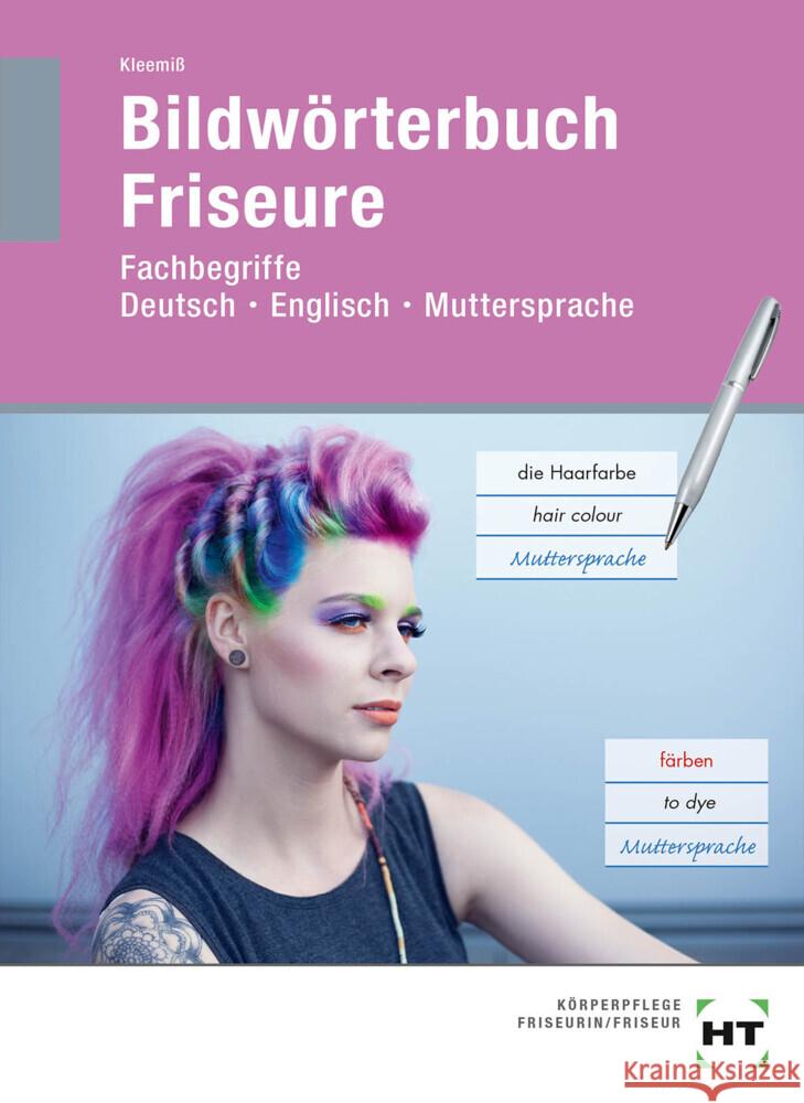 Bildwörterbuch Friseure Kleemiß, Britta 9783758564208 Europa-Lehrmittel - książka