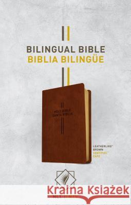 Bilingual Bible / Biblia Bilingüe Nlt/Ntv (Leatherlike, Brown) Tyndale 9781496443830 Tyndale House Publishers - książka