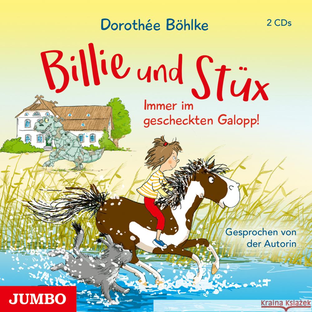 Billie & Stüx - Immer im gescheckten Galopp!. Tl.2, 2 Audio-CD Böhlke, Dorothee 4012144499127 Jumbo - książka