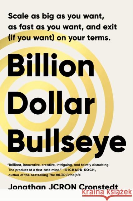 Billion Dollar Bullseye Jonathan Cronstedt 9781646871742 Think Twice Books - książka